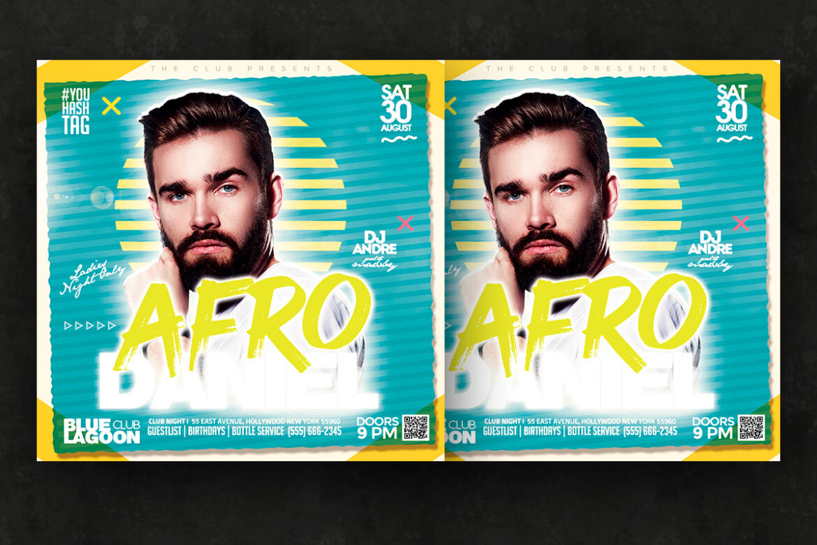 Night Club FREE Flyer alternate