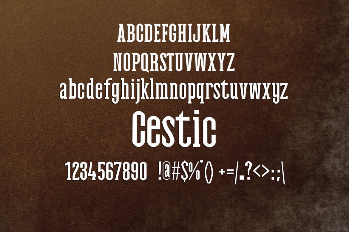 Cestic Serif Font alt