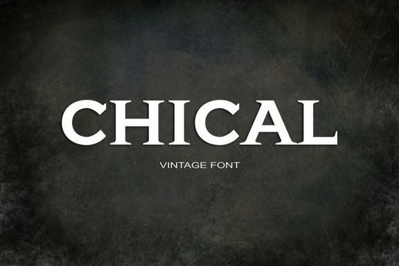 Chical Serif Font
