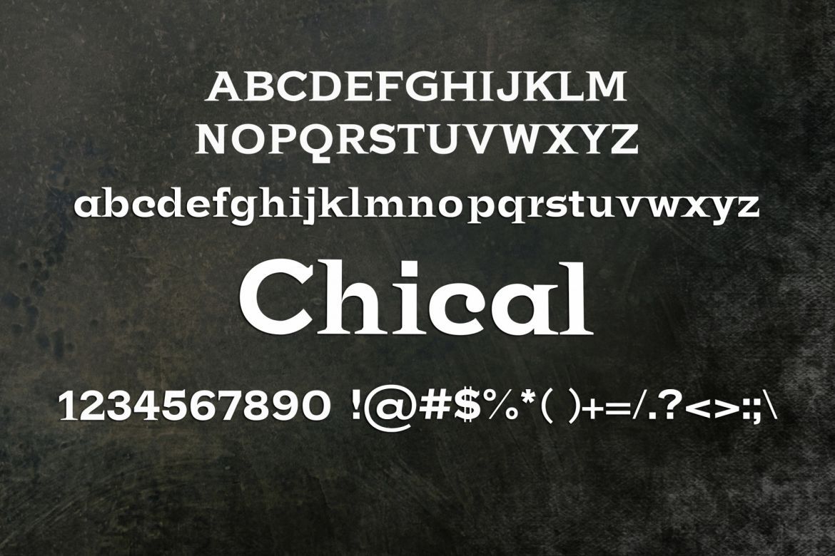 Chical Serif Font alt