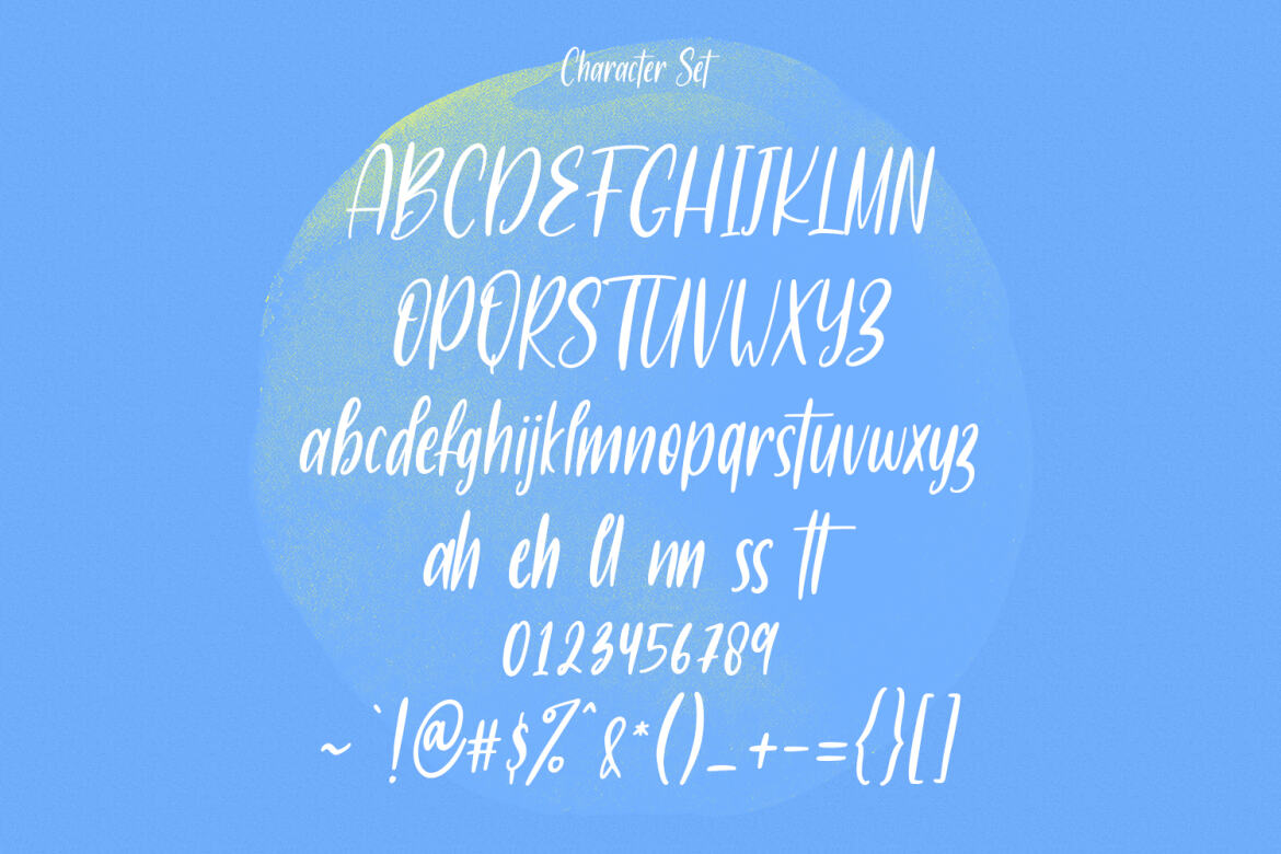 Nuttelos Handwritten - Free Font - view 8