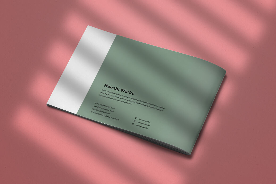 Hanabi Works - Free Interior Brochure Template - view 12