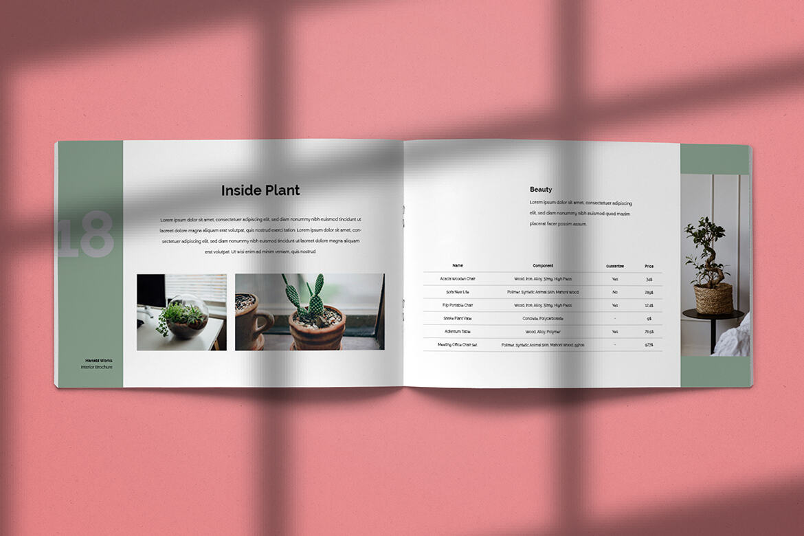 Hanabi Works - Free Interior Brochure Template - view 9