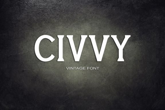 Civvy Serif Font