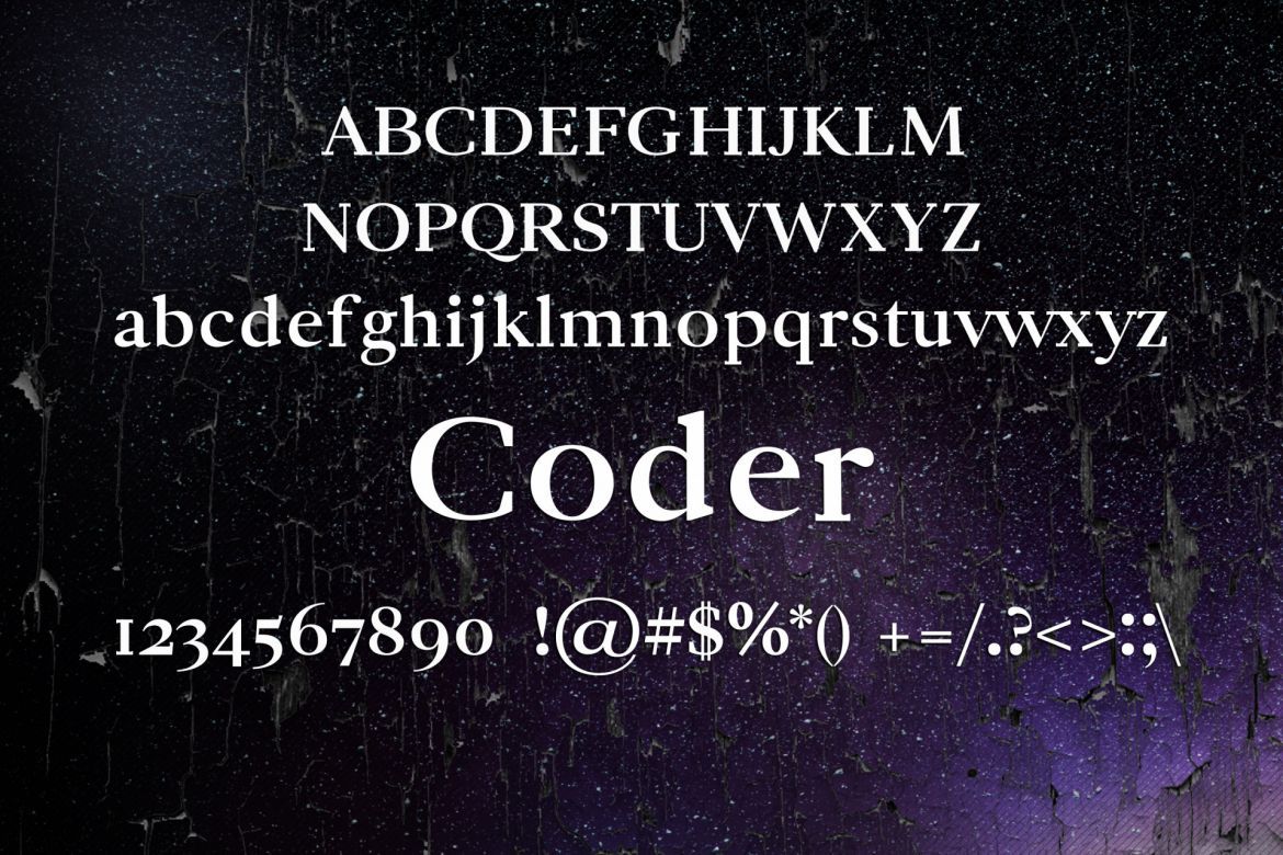 Coder Serif Font alt