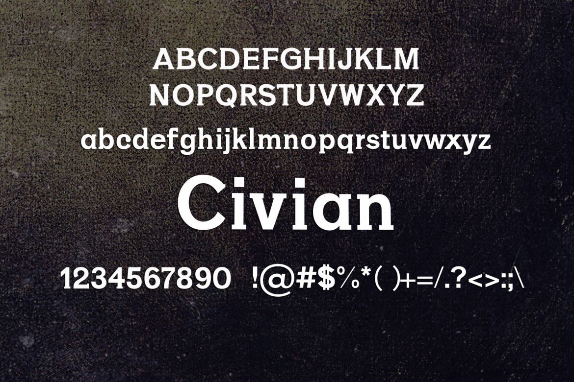 Civian Serif Font alternate