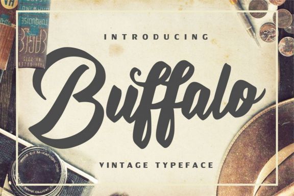 Buffalo - Vintage Typeface