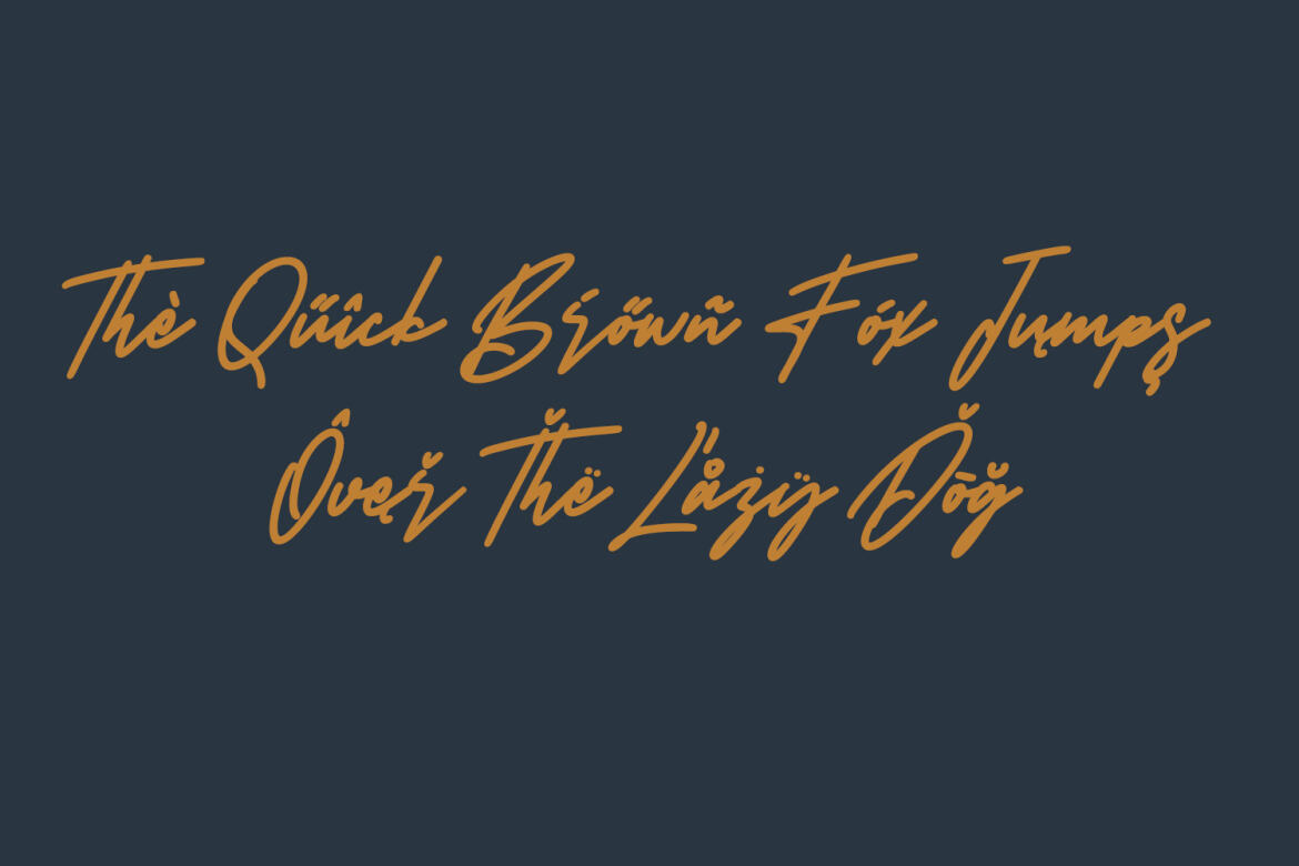 Tarboots Signature - Free Font - view 10