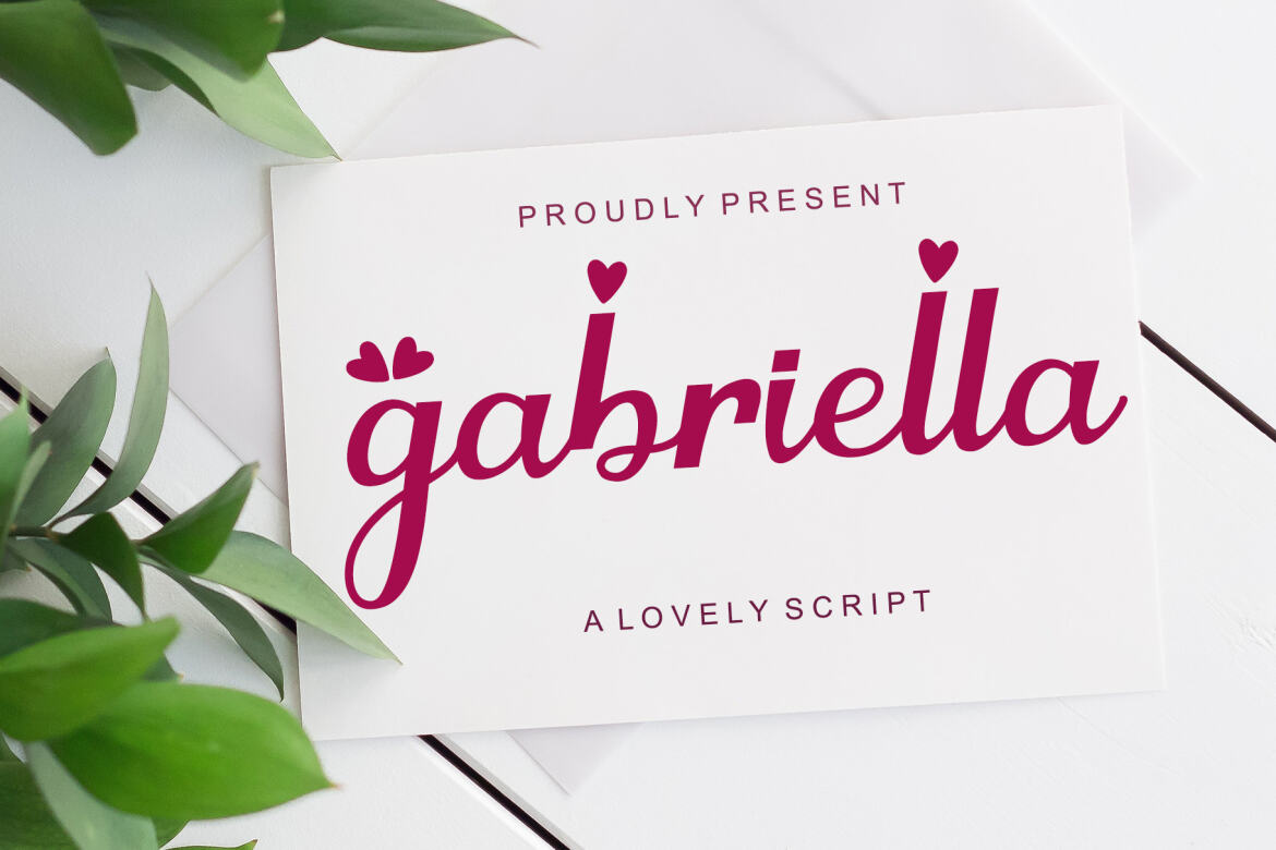 Gabriella - Free Font - view 6