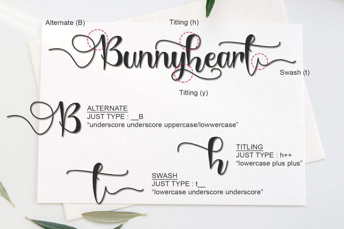 Bunnyheart - Free Font - view 8