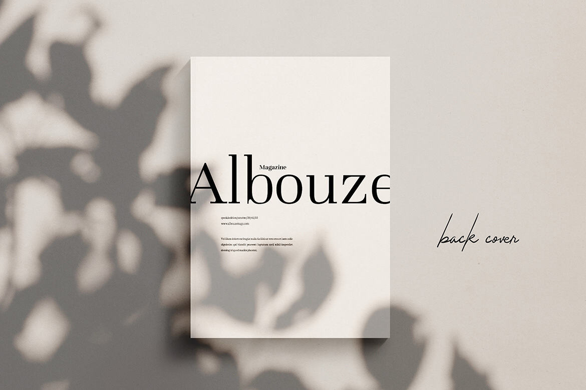 Albouze - Minimalist FREE Magazine Template - view 16