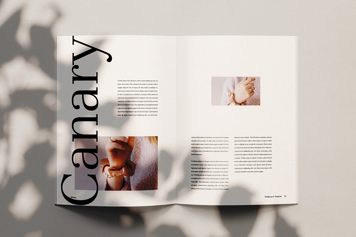 Albouze - Minimalist FREE Magazine Template - view 10