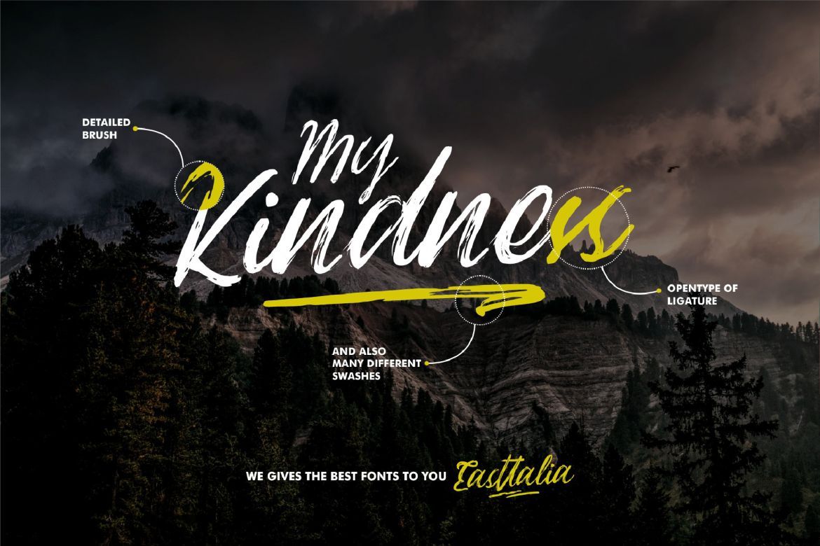 Easttalia - Brush Font - view 6