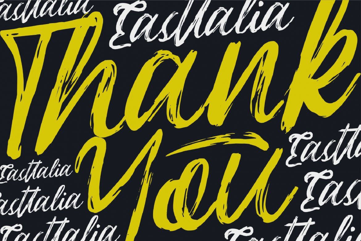 Easttalia - Brush Font - view 8