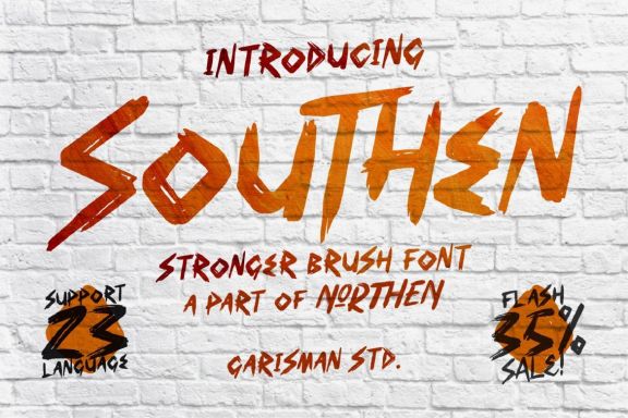 Southen - Handbrush Fonts