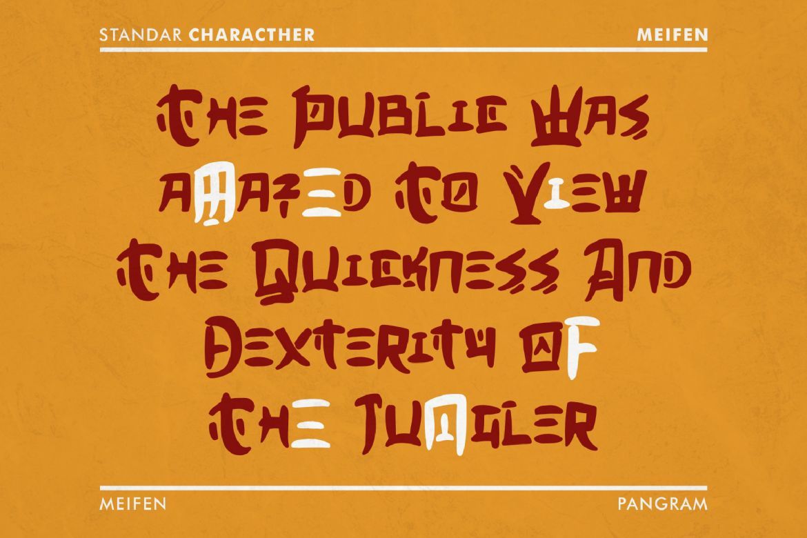 Meifen - Chinese Display Font - view 5