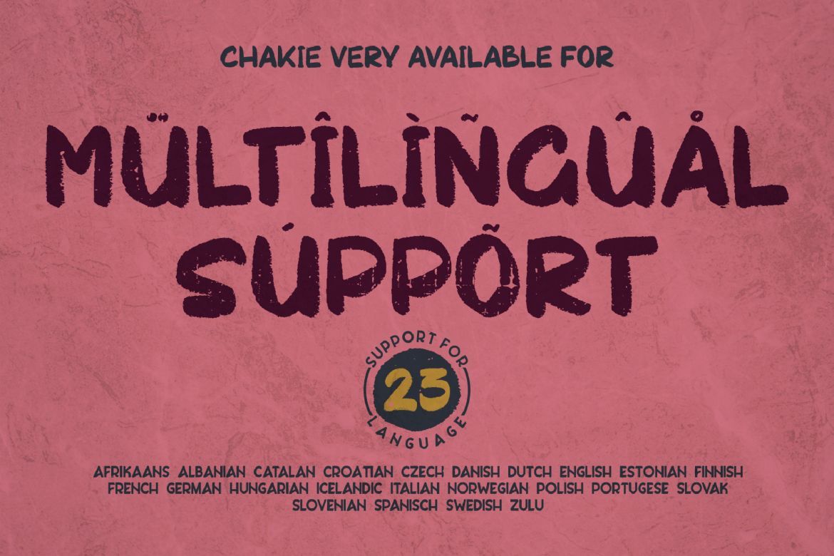 Chakie - Bold Brush Font - view 5