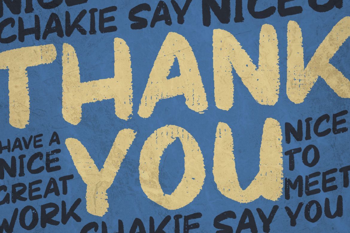 Chakie - Bold Brush Font - view 8