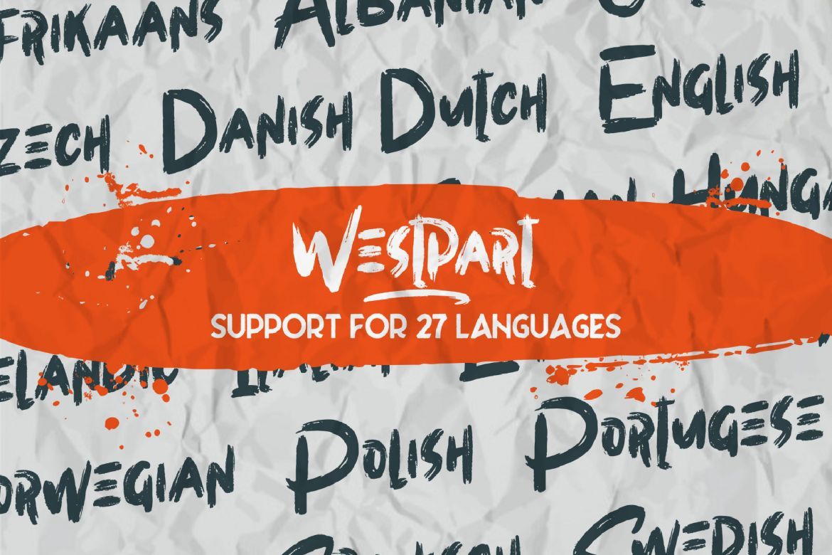 Westpart - Handbrush Font - view 4