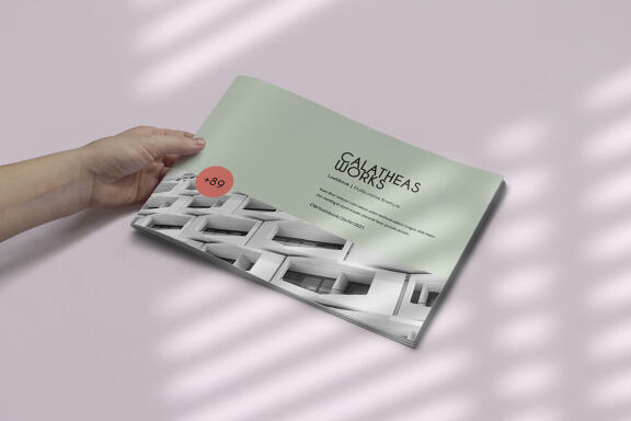 Calatheas Works - FREE Landscape Brochure Template