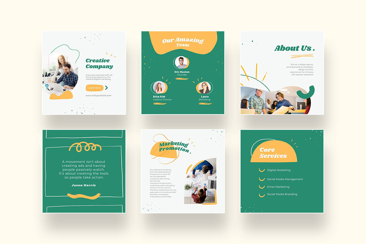 FREE Creative Company Instagram Canva alternate