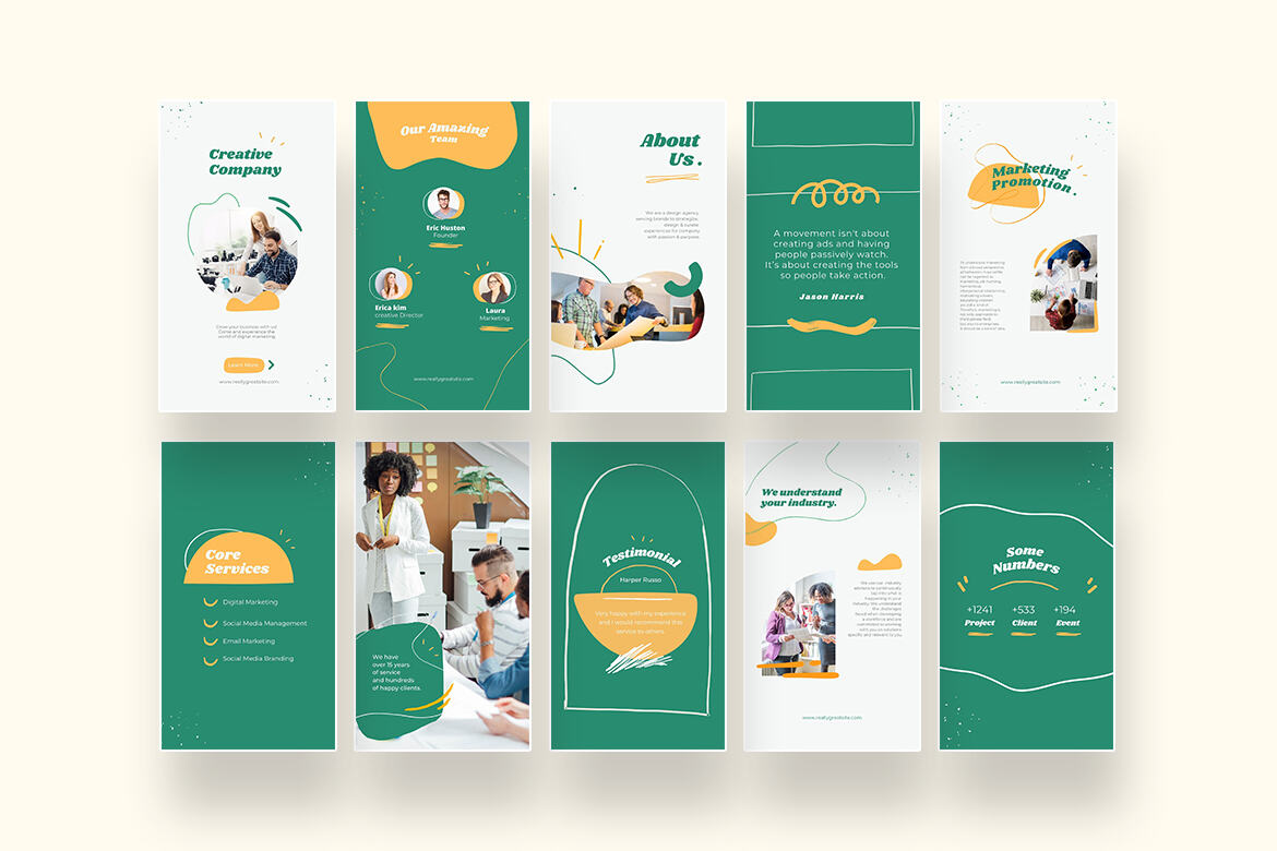 FREE Creative Company Instagram Canva - view 4