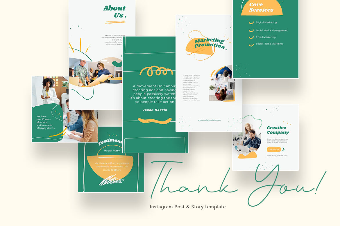 FREE Creative Company Instagram Canva - view 5