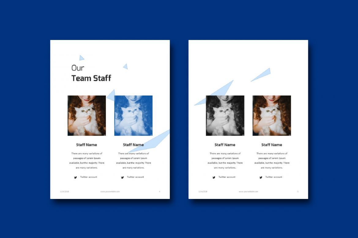 16 Pages Corporate Company eBook Template PowerPoint - view 7