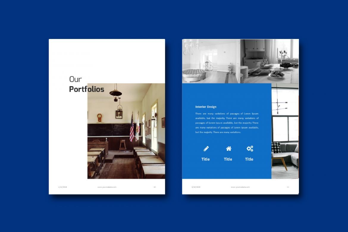 16 Pages Corporate Company eBook Template PowerPoint - view 10