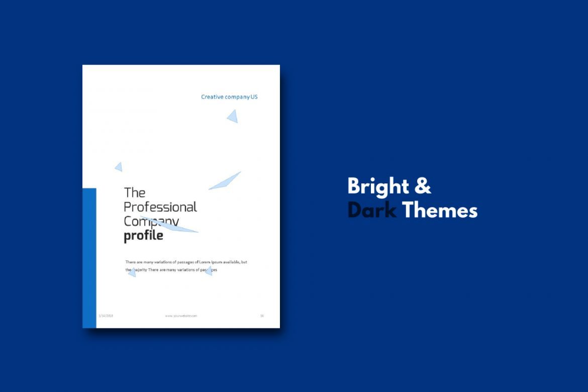 16 Pages Corporate Company eBook Template PowerPoint - view 2