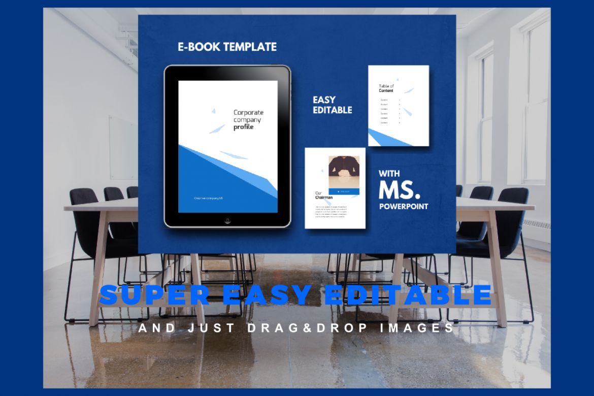 16 Pages Corporate Company eBook Template PowerPoint - view 3