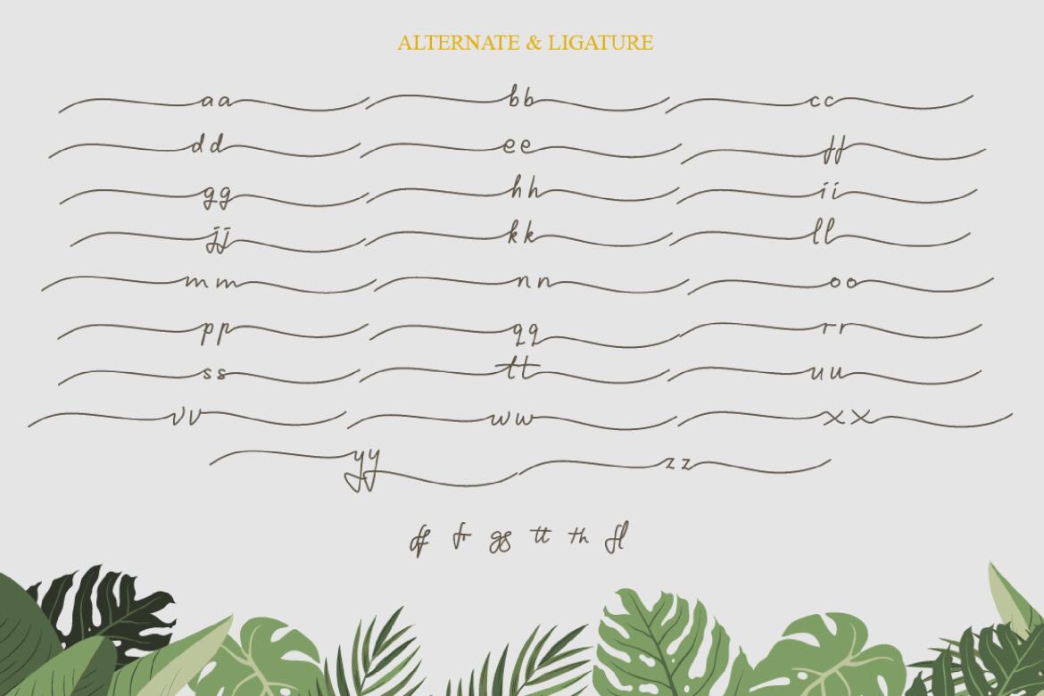 Molecules - Free Script Font - view 10