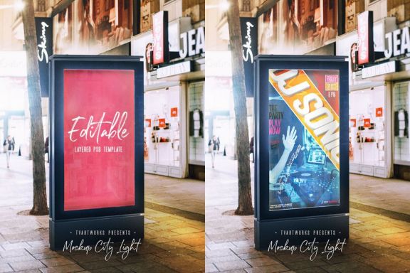 City Light Board Mockup 06