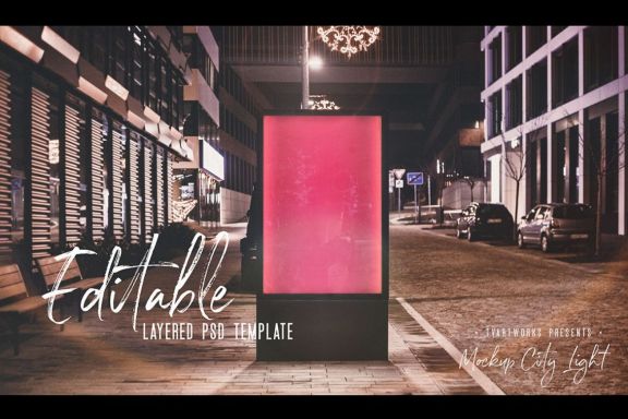 City Light Board Mockup 07