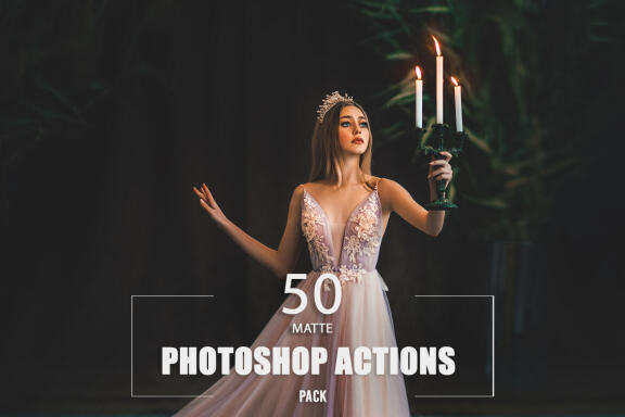50 Matte FREE Photoshop Actions