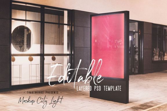 City Light Board Mockup 08