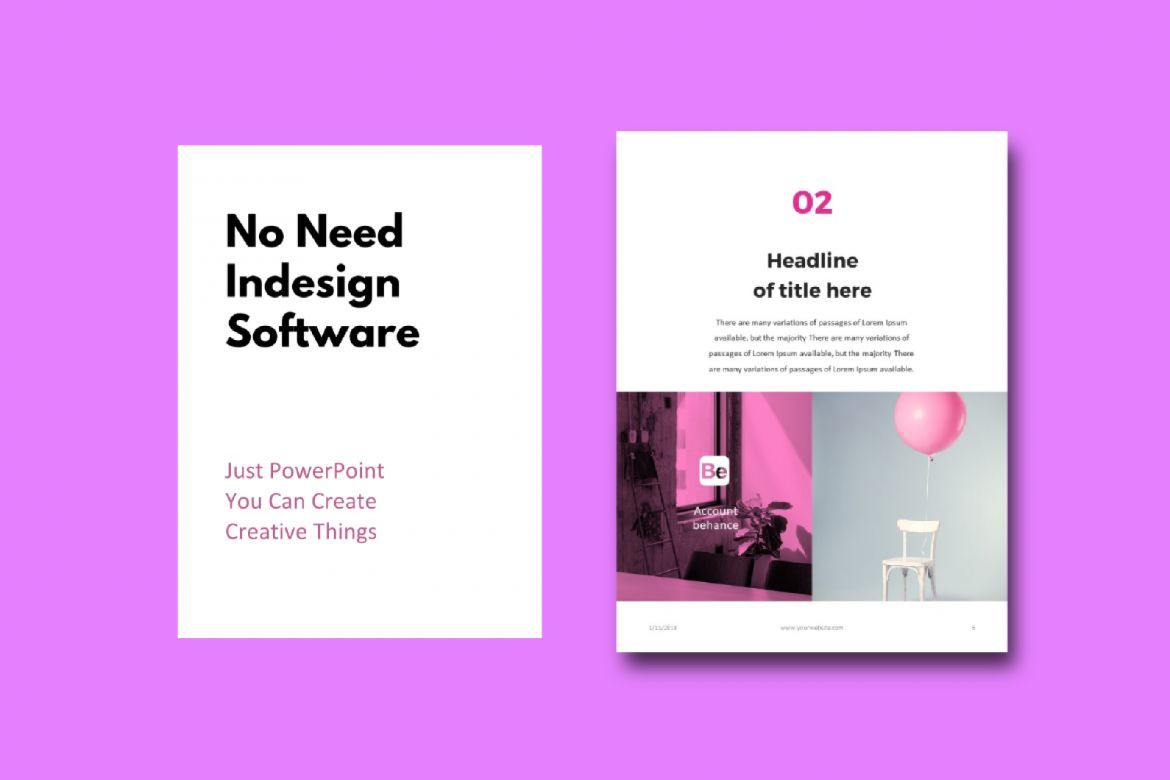 16 Pages Furniture eBook Template PowerPoint - view 3