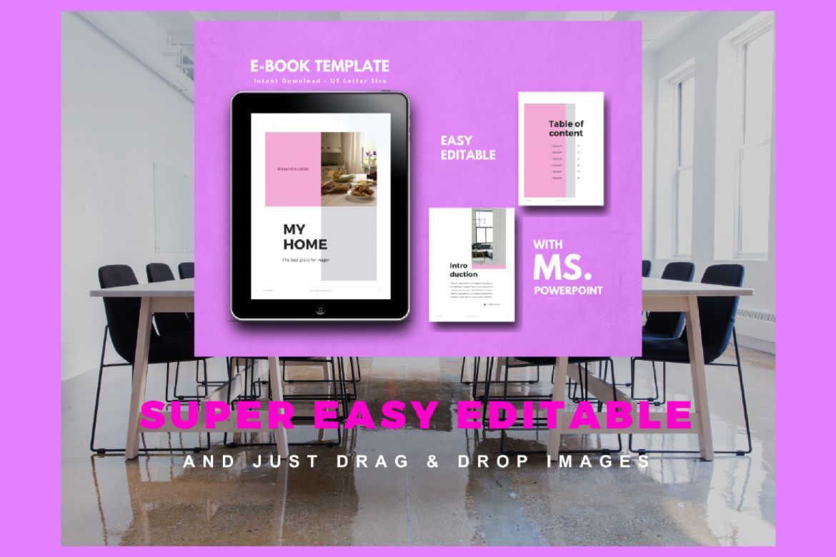 16 Pages Furniture eBook Template PowerPoint - view 10