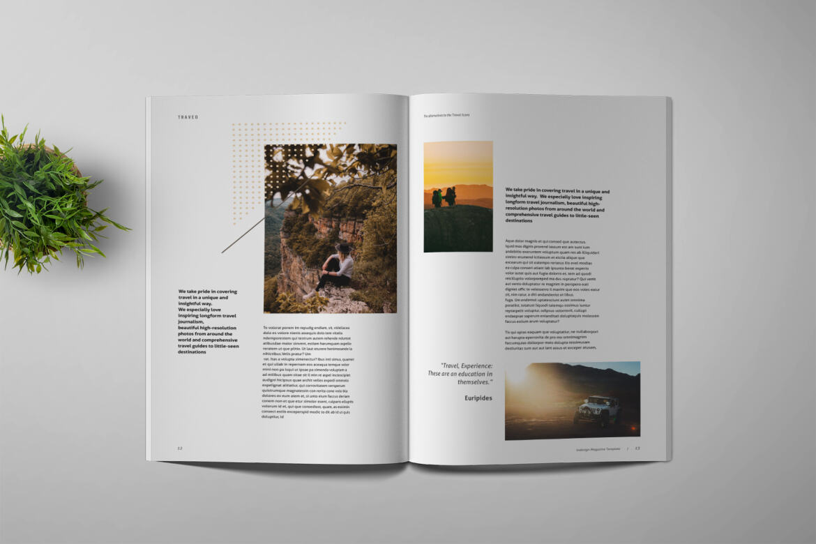 Traveo - Free Magazine Template - view 5