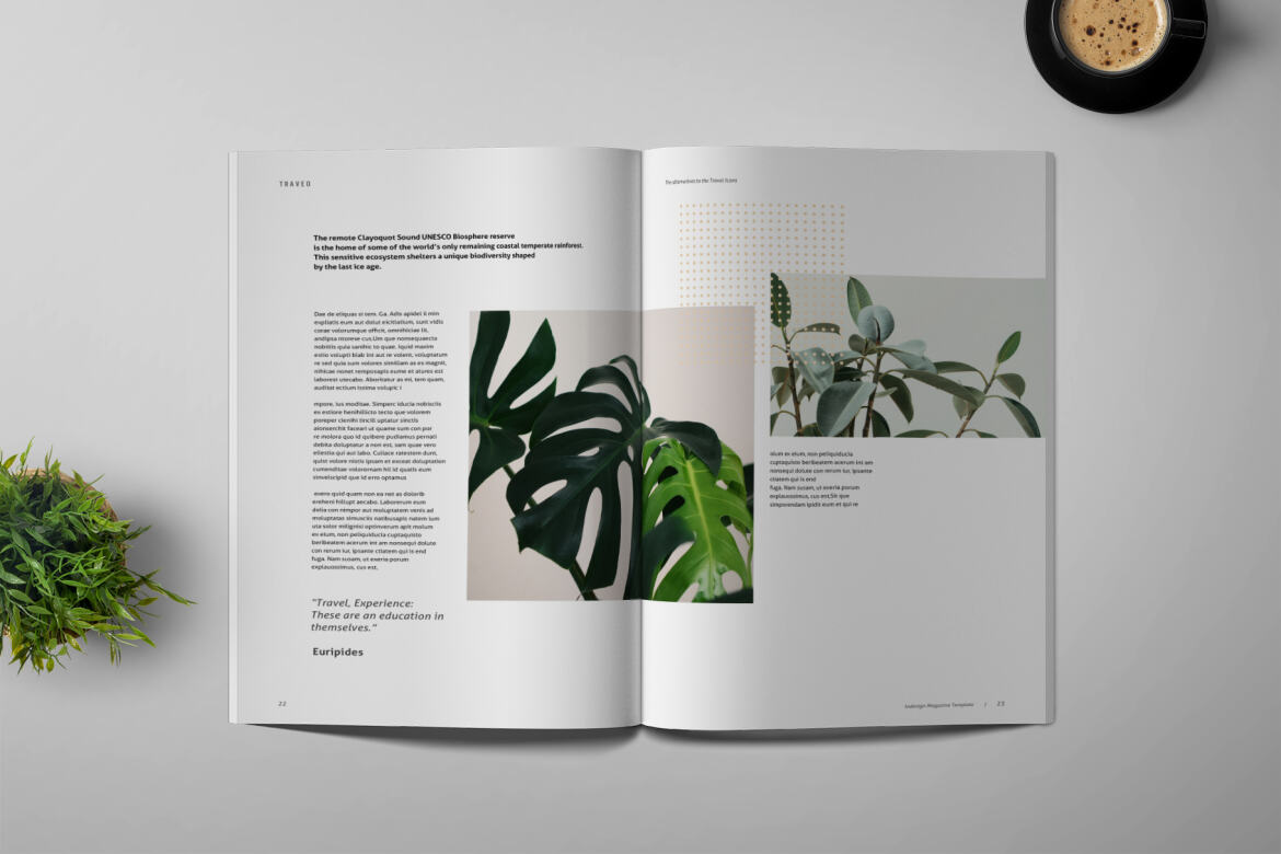 Traveo - Free Magazine Template - view 8
