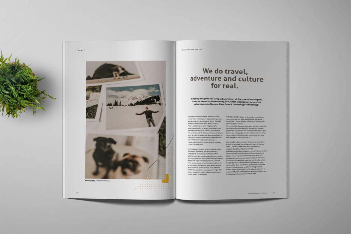 Traveo - Free Magazine Template - view 4