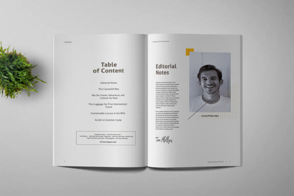 Traveo - Free Magazine Template