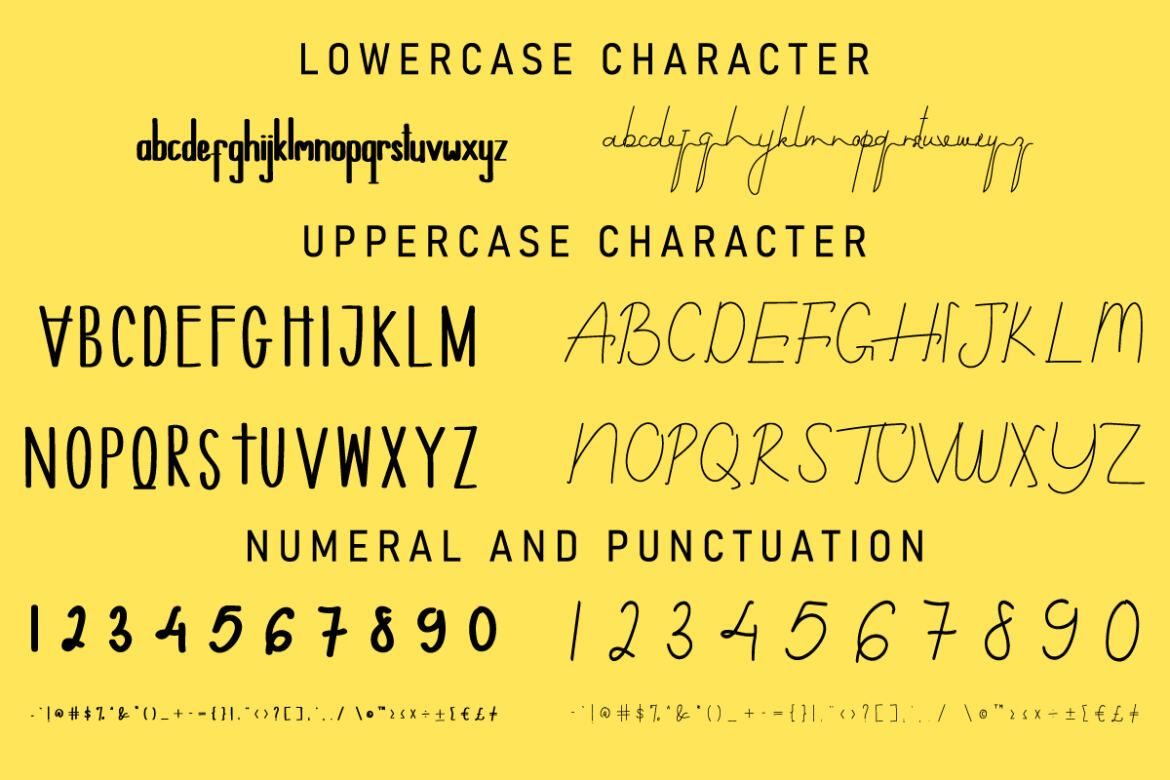 Cooling Down - Free Font Duo - view 7