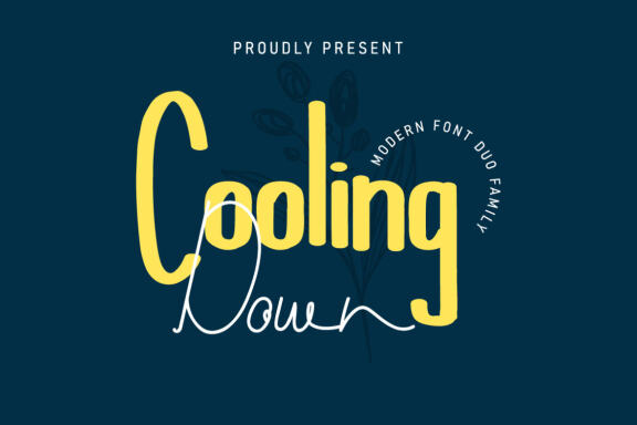 Cooling Down - Free Font Duo