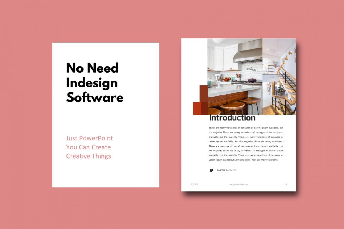 16 Pages Interior eBook Template PowerPoint - view 3