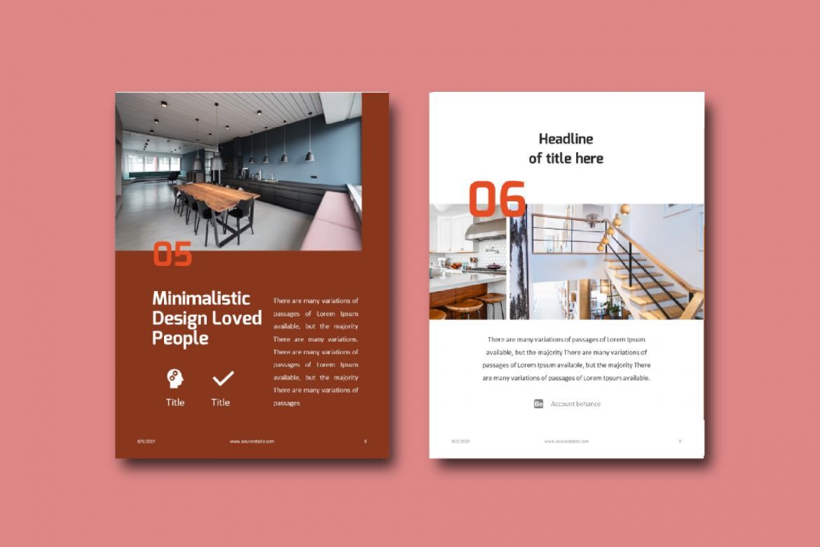 16 Pages Interior eBook Template PowerPoint - view 6