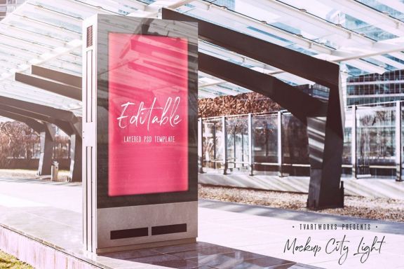 City Light Board Mockup 12