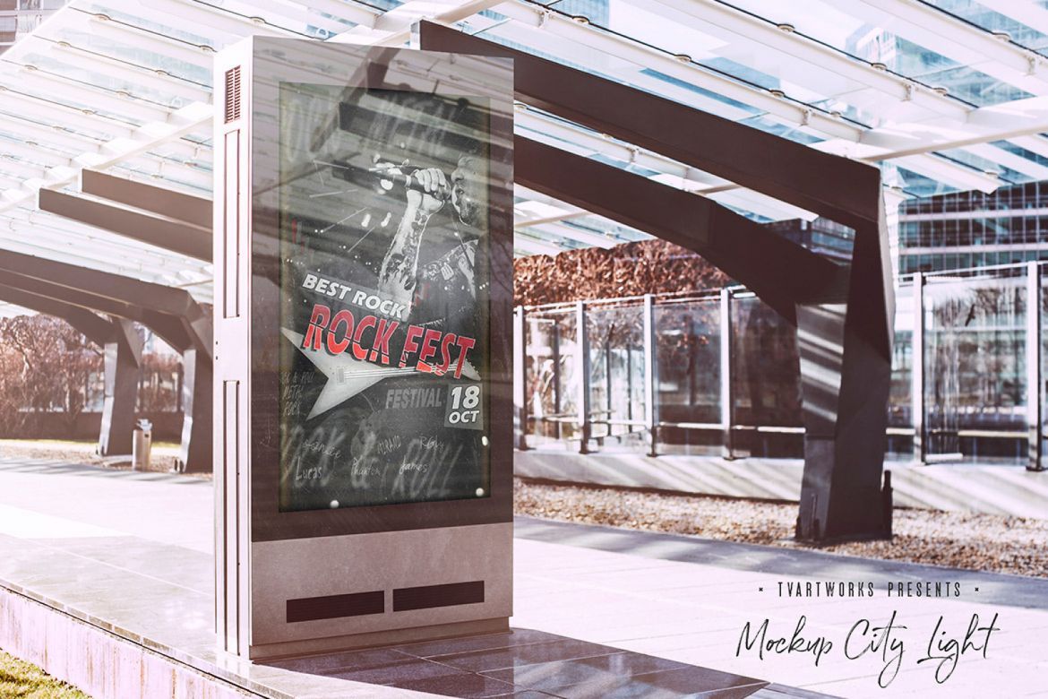 City Light Board Mockup 12 alternate