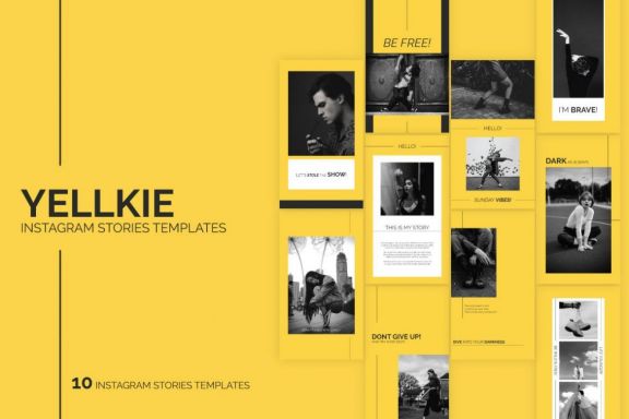 Yellkie Instagram Stories Templates