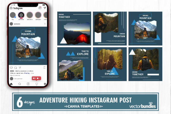 Adventure instagram FREE canva template